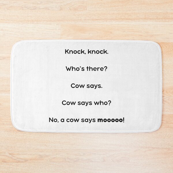 Item preview, Knock knock joke graphic designed and sold by Barbara Sakowicz.