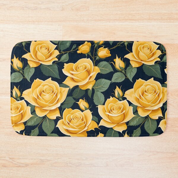 Item preview, Modern abstract Yellow Rose Pattern designed and sold by BDLuck2021.