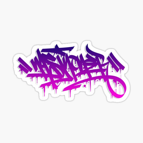 Handstyle Stickers Redbubble