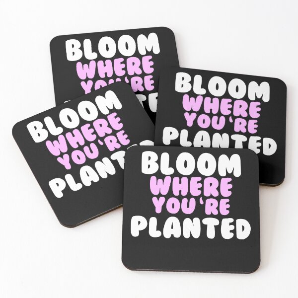 Item preview, Bloom where you were planted designed and sold by GartenIdeen.