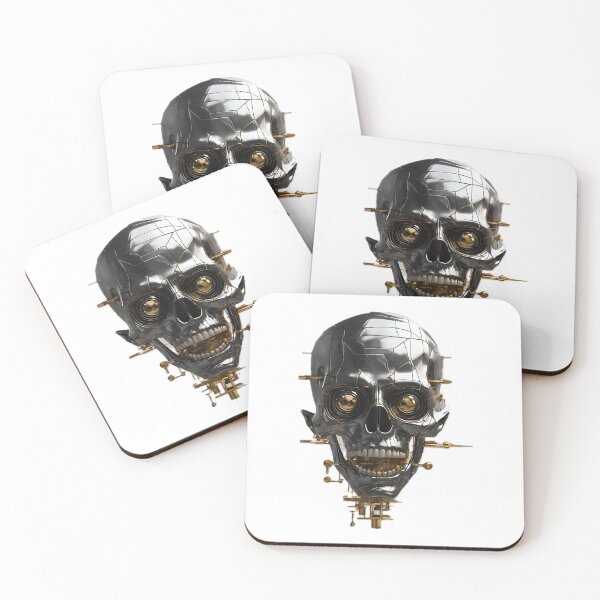 Item preview, The Chrome Skull designed and sold by Zenvo.