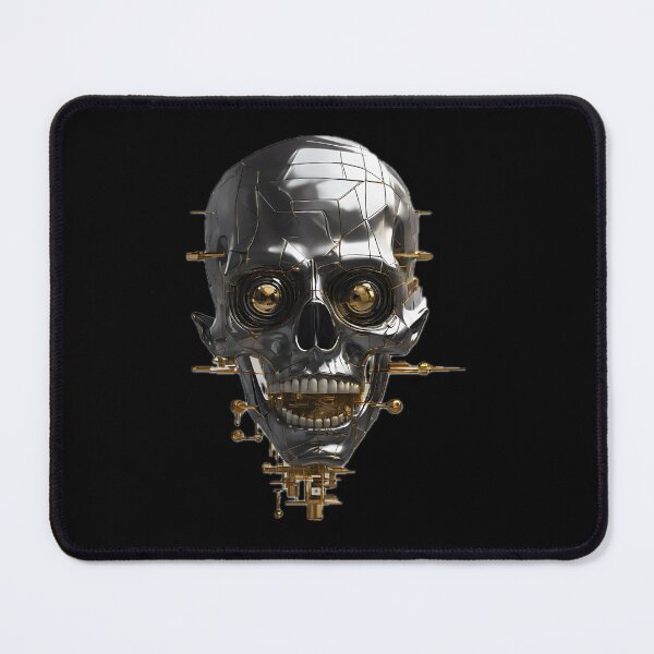 Item preview, The Chrome Skull designed and sold by Zenvo.