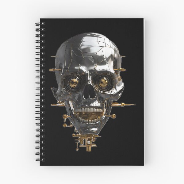 Item preview, The Chrome Skull designed and sold by Zenvo.