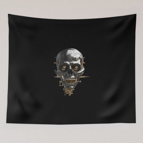 Item preview, The Chrome Skull designed and sold by Zenvo.