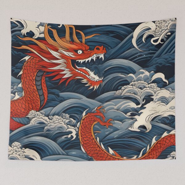 Item preview, Celestial Power: Intricate Dragon and Nature Folklore designed and sold by FreedomToDesign.