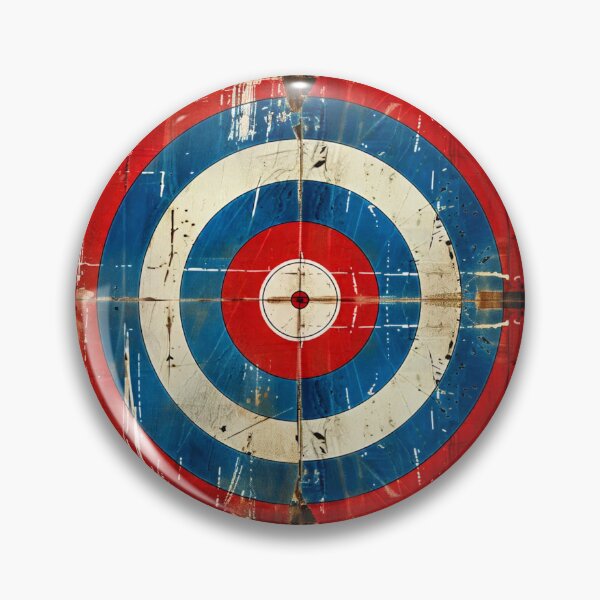 Item preview, Weathered Alt Vintage Abstract Classic Retro RAF mod roundel designed and sold by ModSupporters.