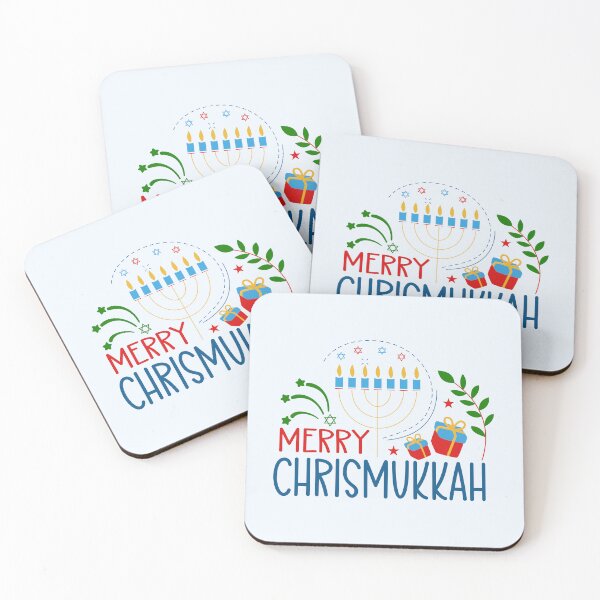 Item preview, Merry Chrismukkah Happy Hanukkah + Merry Christmas designed and sold by darkskydelights.