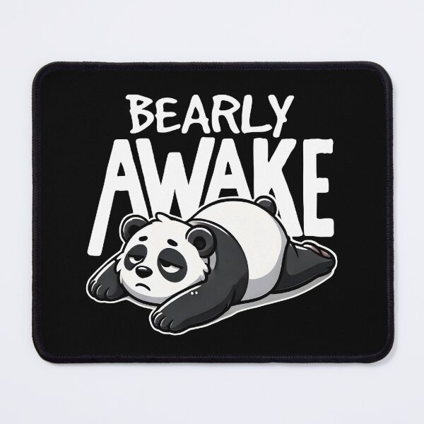 Item preview, Bearly Awake Cute Tired Panda designed and sold by DetourShirts.
