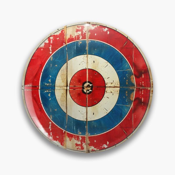 Item preview, Distressed Weathered Alt Vintage Abstract Classic Retro RAF mod roundel designed and sold by ModSupporters.