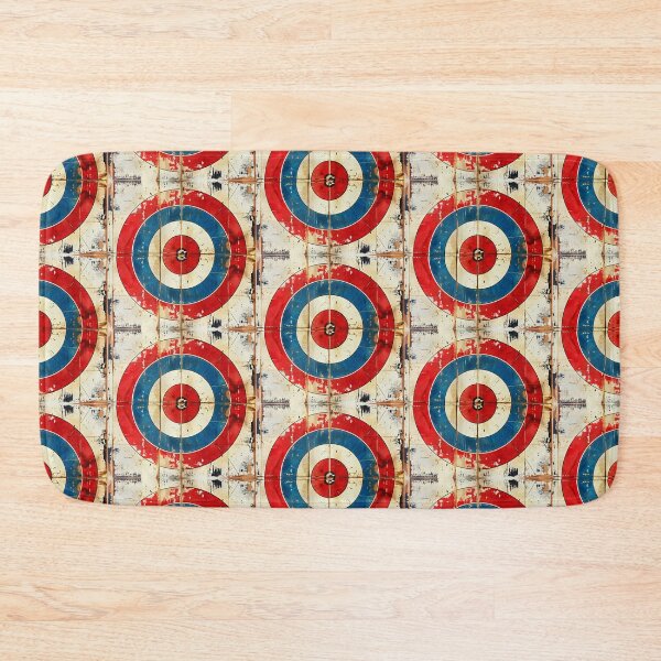 Item preview, Distressed Weathered Alt Vintage Abstract Classic Retro RAF mod roundel designed and sold by ModSupporters.