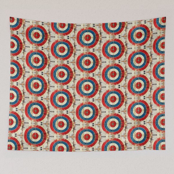 Item preview, Distressed Weathered Alt Vintage Abstract Classic Retro RAF mod roundel designed and sold by ModSupporters.