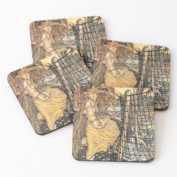 Item preview, Undine Outside The Window - Arthur Rackham designed and sold by forgottenbeauty.