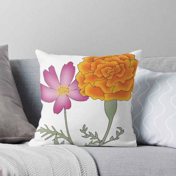 Item preview, October Birth Flowers: Cosmo and Marigold (isolated) designed and sold by Malena HM.
