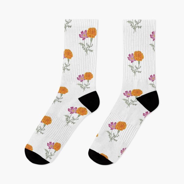 Item preview, October Birth Flowers: Cosmo and Marigold (isolated) designed and sold by Malena HM.