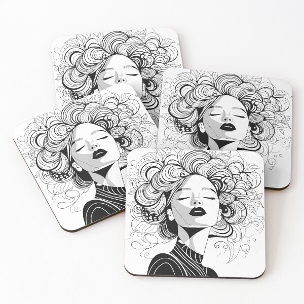 Item preview, Ethereal Reverie – Black and White Dreamscape designed and sold by MrsKravchenko.