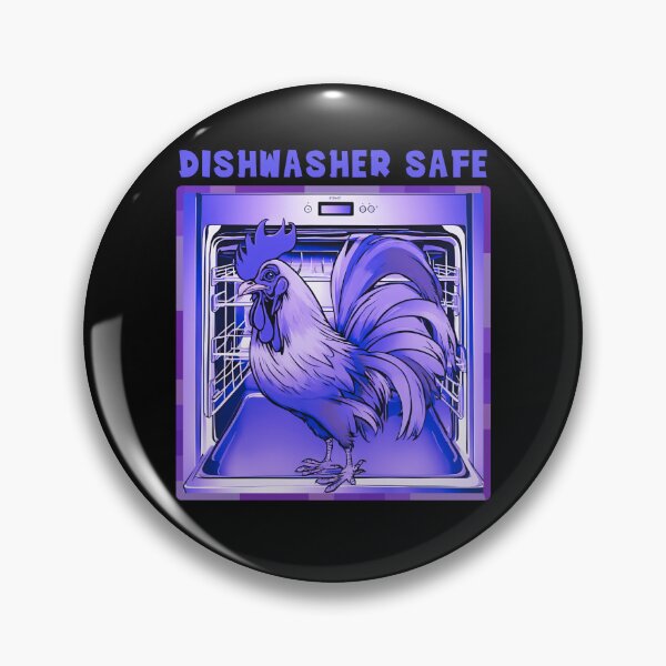 Item preview, Dishwasher Safe With Funny Rooster designed and sold by LadyGoodwill.