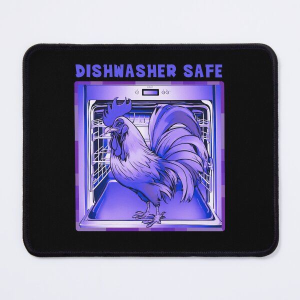 Item preview, Dishwasher Safe With Funny Rooster designed and sold by LadyGoodwill.