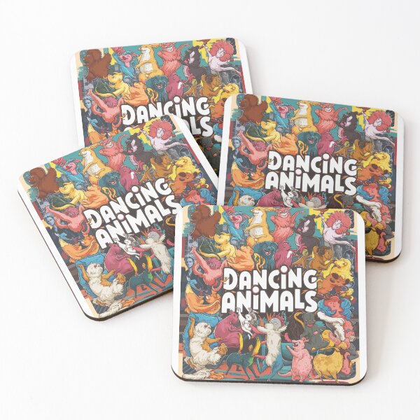 Item preview, Whimsical Animal Dance Party designed and sold by merve02shop.