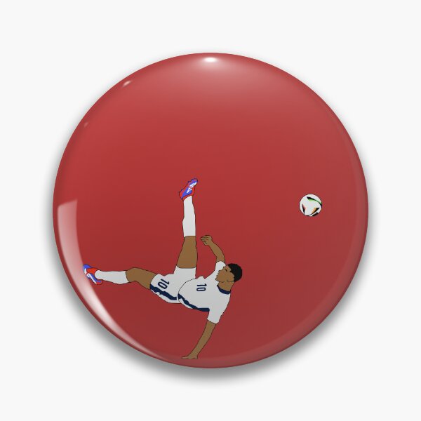 Item preview, Jude Bellingham 10 Bicycle Kick Goal England Euros Minimalist designed and sold by Hevding.
