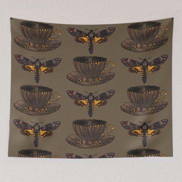 Item preview, Death’s Head Hawkmoth Tea Cup designed and sold by Old Water Cryptid .