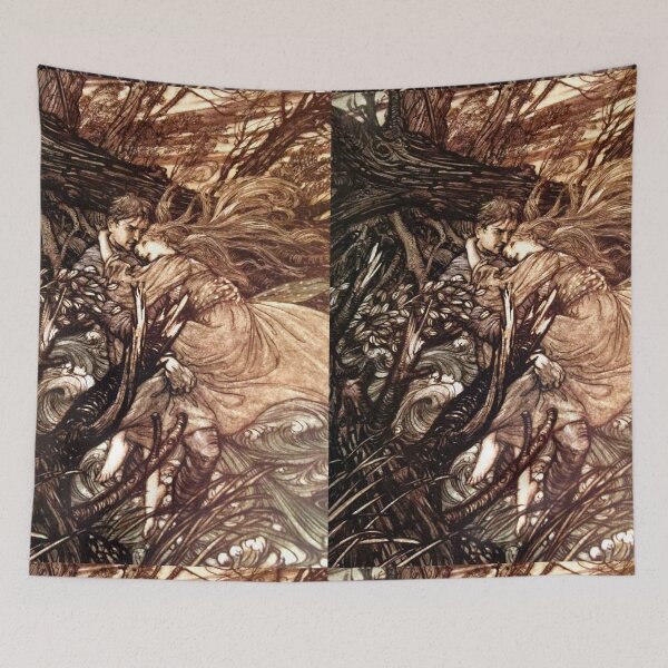 Item preview, Undine and the Knight - Arthur Rackham designed and sold by forgottenbeauty.