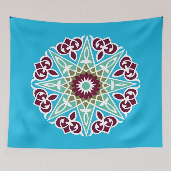 Item preview, floral ornate element decorative Egyptian Khayamiya design. designed and sold by HEMRO.