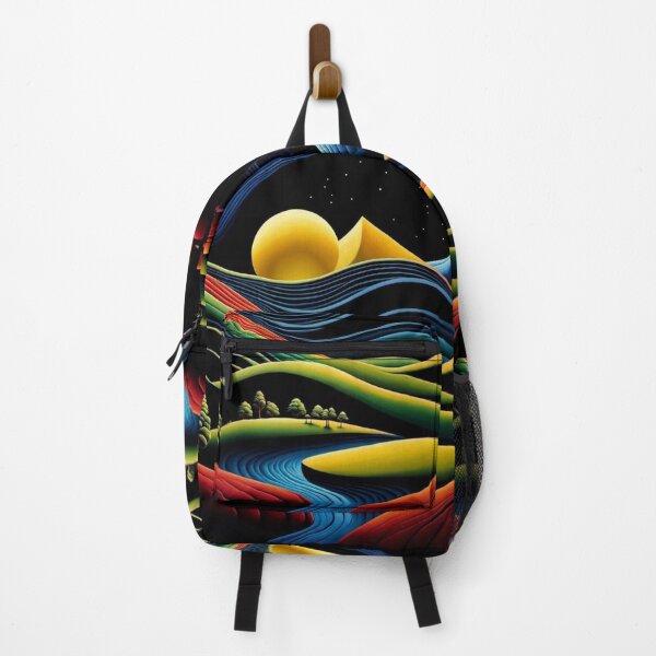 Item preview, The Dark Hills Abstract Landscape designed and sold by redask2me.