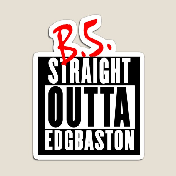Item preview, B5 Straight Outta Edgbaston designed and sold by Londonation.