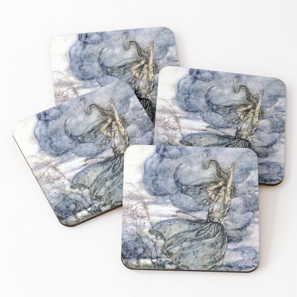 Item preview, Undine Talks to the Clouds - Arthur Rackham designed and sold by forgottenbeauty.