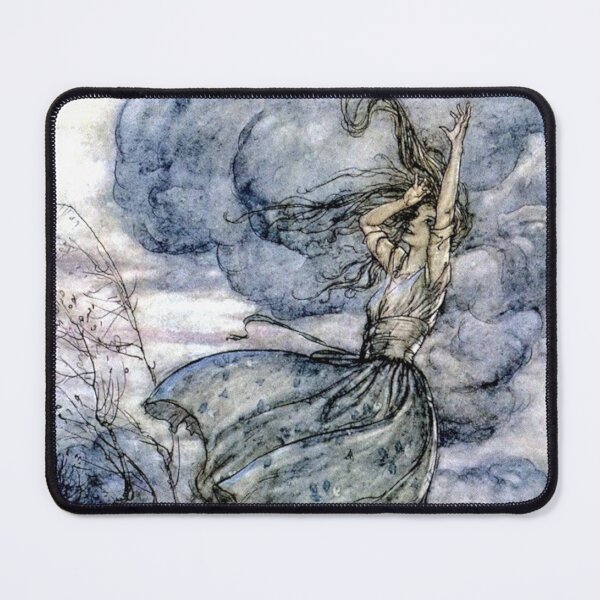 Item preview, Undine Talks to the Clouds - Arthur Rackham designed and sold by forgottenbeauty.