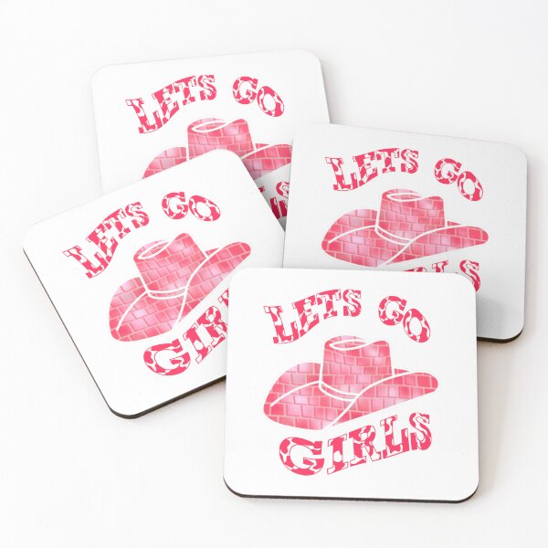 Item preview, Let’s go girls - pink text designed and sold by HarrisonDesign.