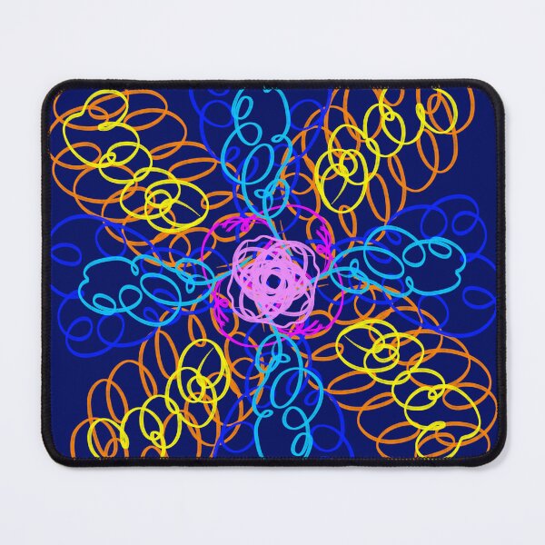 Item preview, Colorful abstract flower design  designed and sold by Stefrait-7.