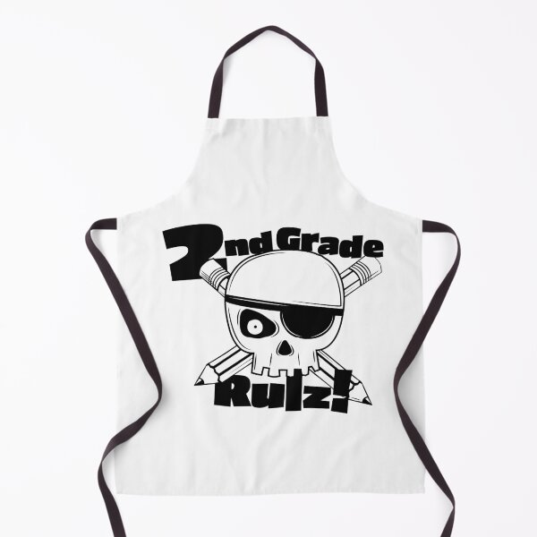 Item preview, 2nd Grade Rulz - School Skull with Crossed Pencils Elementary School Teacher and Student designed and sold by SaltCreatives.