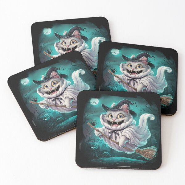 Item preview, Funny Cat Haloween Witch designed and sold by Caticats.