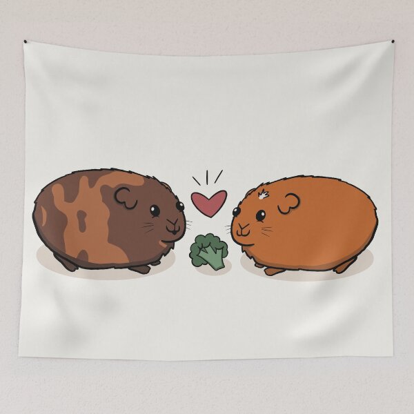 Item preview, Red Agouti and White Crested Guinea Pigs designed and sold by makell-creates.