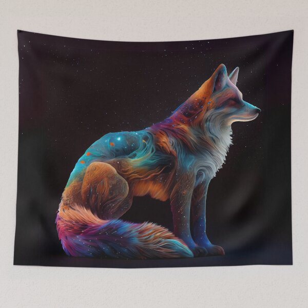Item preview, Galactic Arctic Fox designed and sold by Sillytoe.
