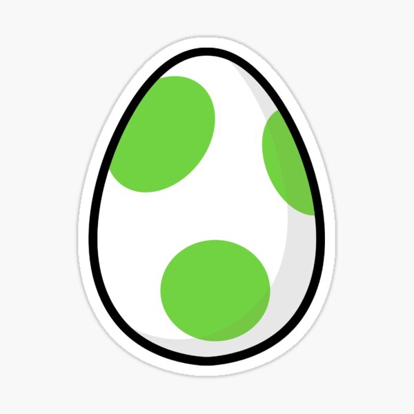 Aperçu de l'œuvre L'oeuf de Yoshi créée et vendue par choo.stickers.