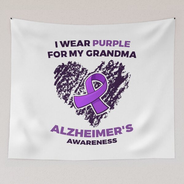 Item preview, I Wear Purple for My Grandma: Alzheimer's Awareness designed and sold by friendlyspoon.