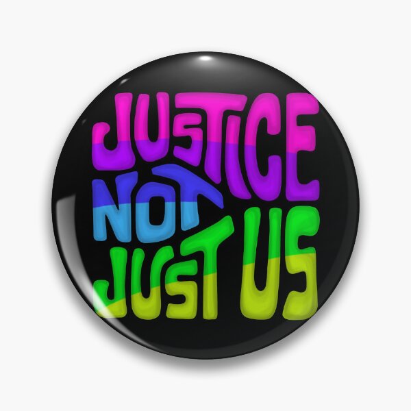 Item preview, Justice Not Just Us Word Art designed and sold by Unhinged Heather.