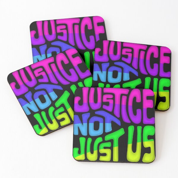 Item preview, Justice Not Just Us Word Art designed and sold by Unhinged Heather.