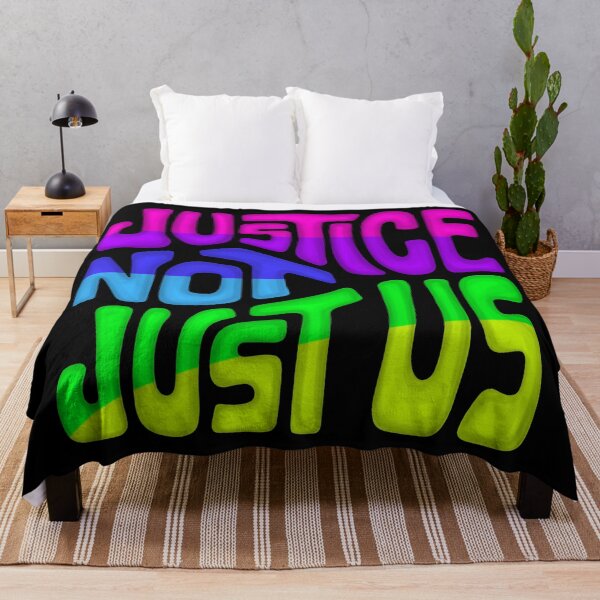 Item preview, Justice Not Just Us Word Art designed and sold by Unhinged Heather.