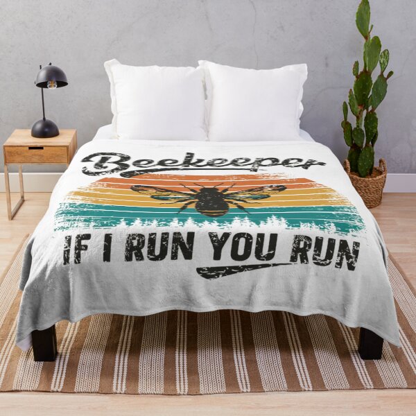 Item preview, Beekeeper If I Run You Run Funny Vintage designed and sold by Alex Songs.
