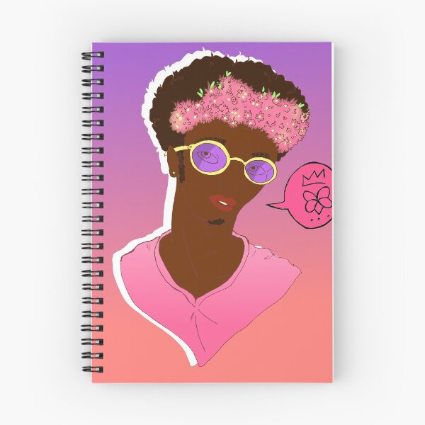 Item preview, Speaking Of Love (Afro Black Boy in Pink) designed and sold by CKnightleyArt.