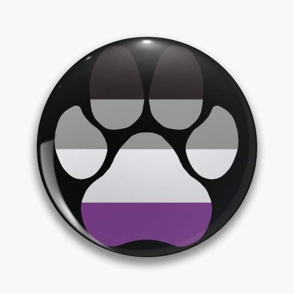 Item preview, ace pride pawprint designed and sold by LyciThePope.