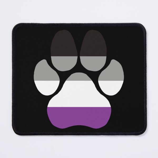 Item preview, ace pride pawprint designed and sold by LyciThePope.