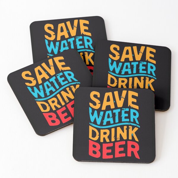 Item preview, Save Water Drink Beer Funny Drinking Quote designed and sold by TheArtOfPat.