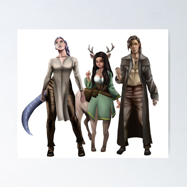 Item preview, full dnd party no background designed and sold by silas wenger.