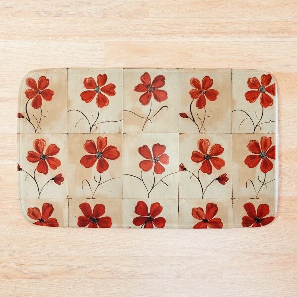 Item preview, ANTIQUE RED PEDALS : Flower on Paper unlock  designed and sold by Zen Candy 3000 Travis Nicholas Zariwny.