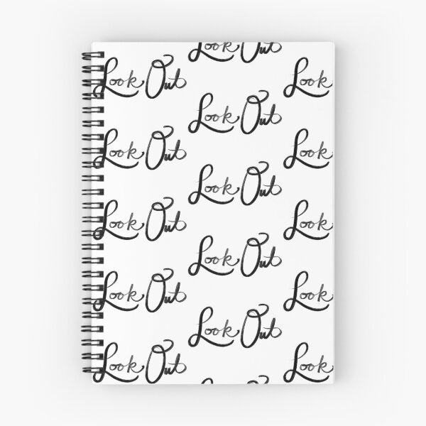 Item preview, LOOK OUT! | Handwritten script art designed and sold by minnayoung.