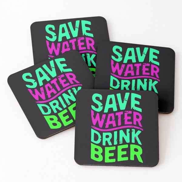 Item preview, Save Water Drink Beer Funny Drinking Quote designed and sold by TheArtOfPat.